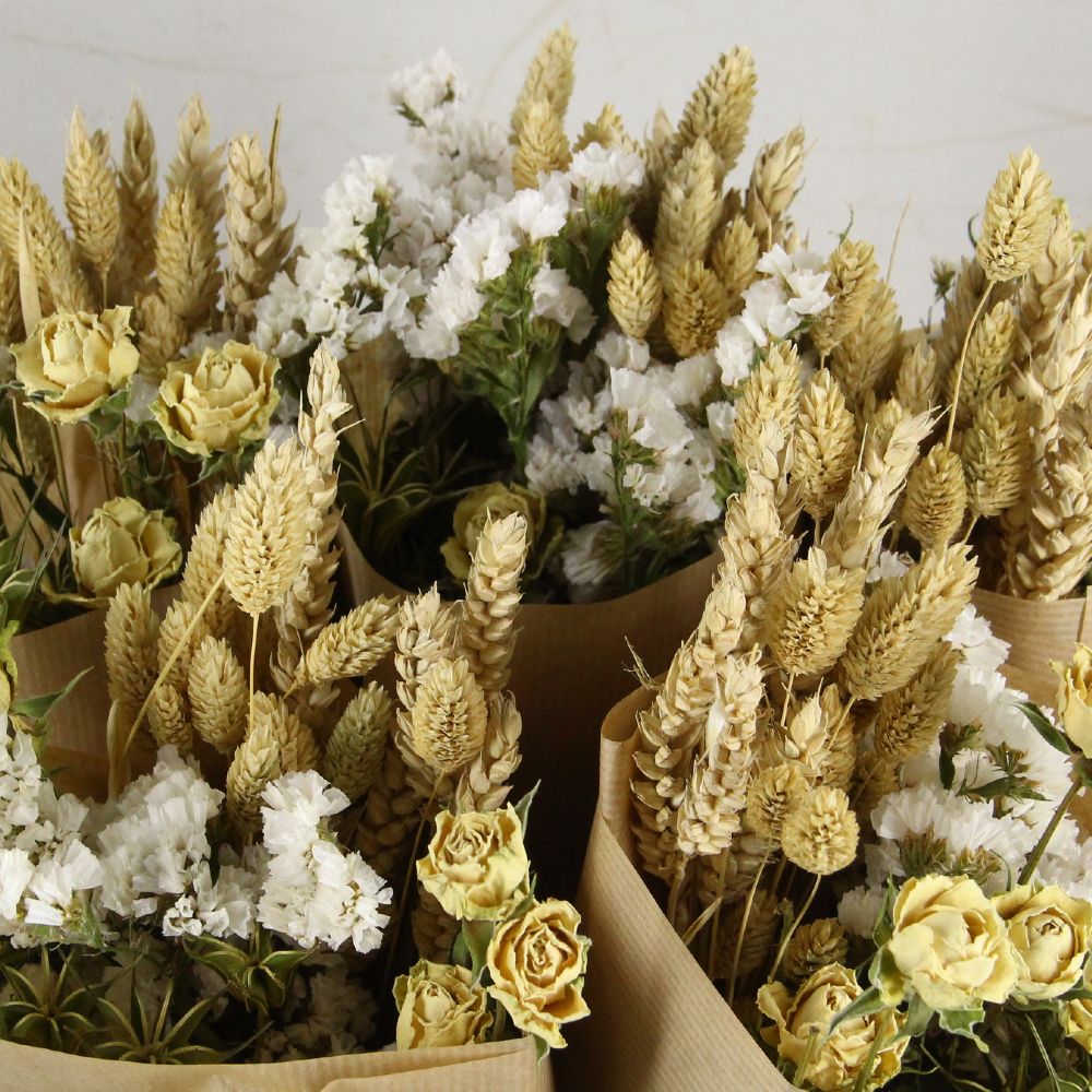 thumbnail image 2 of Natural Dried Flower Wired Stems Set Of 5 – Buy Online Or Call 0800 756 5403 2 of 14
