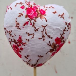 Stick valentine heart branch